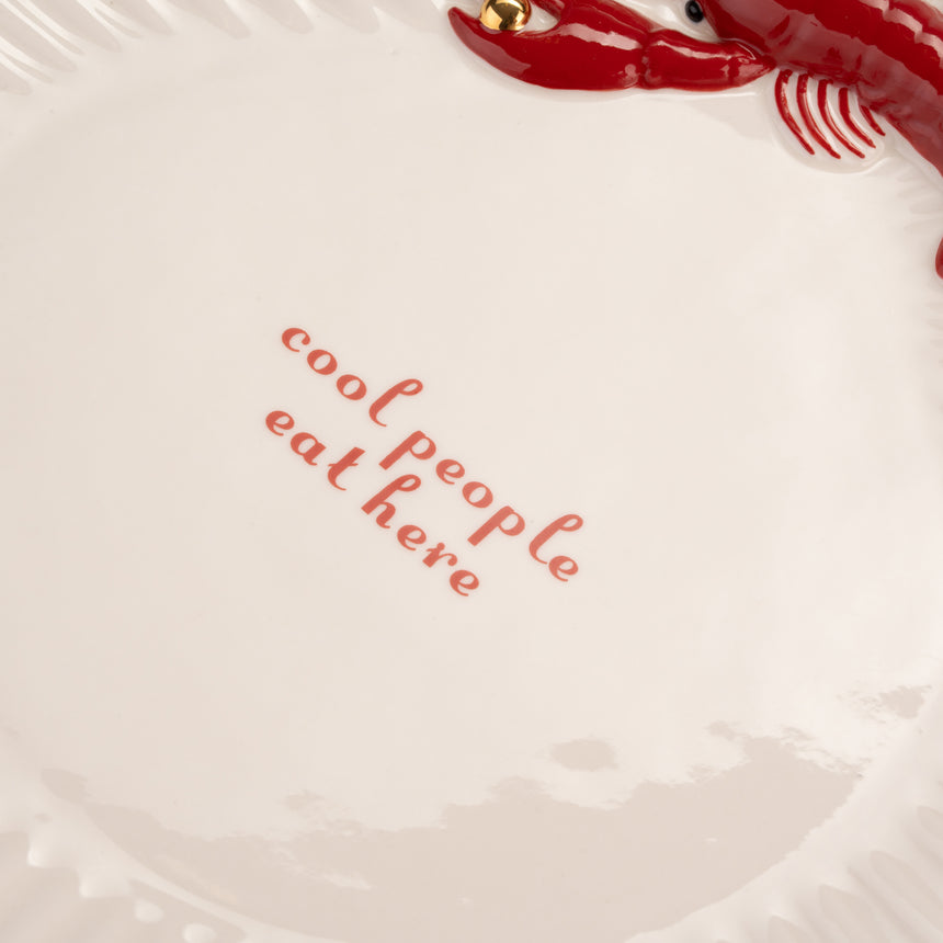Yvonne Ellen Shell Shaped Serving Platter, Lobster