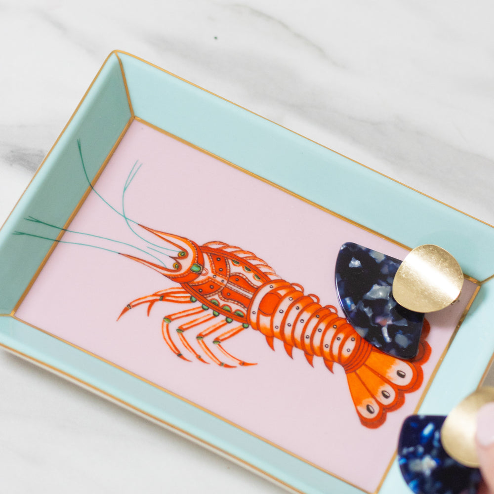 Yvonne Ellen Rectangular Plate, Lobster