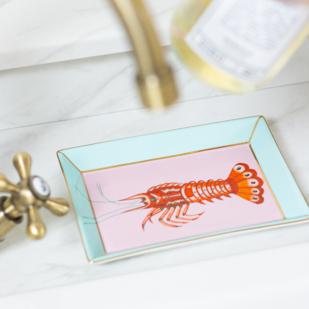 Yvonne Ellen Rectangular Plate, Lobster