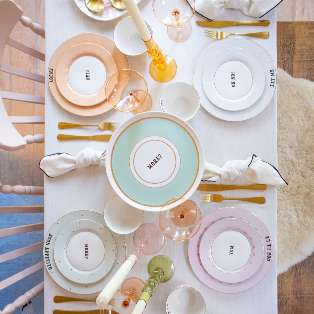 Yvonne Ellen Slogan Side Plates (Set Of 4)