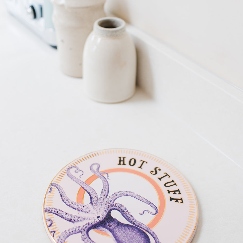 Yvonne Ellen Ceramic Trivet, Octopus