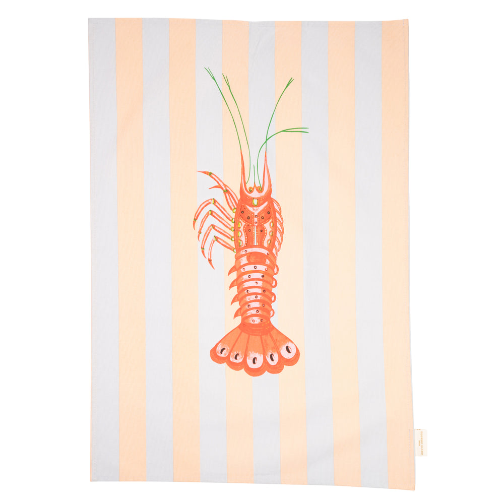 Yvonne Ellen Tea Towels, Lobster (Set Of 2)