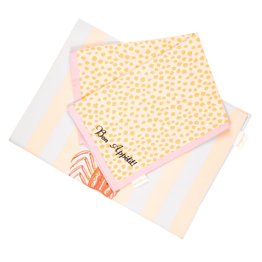 Yvonne Ellen Tea Towels, Lobster (Set Of 2)