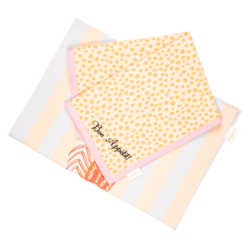 Yvonne Ellen Tea Towels, Lobster (Set Of 2)