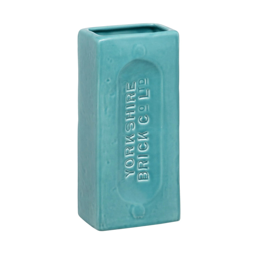 Yorkshire Brick Vase, Turquoise