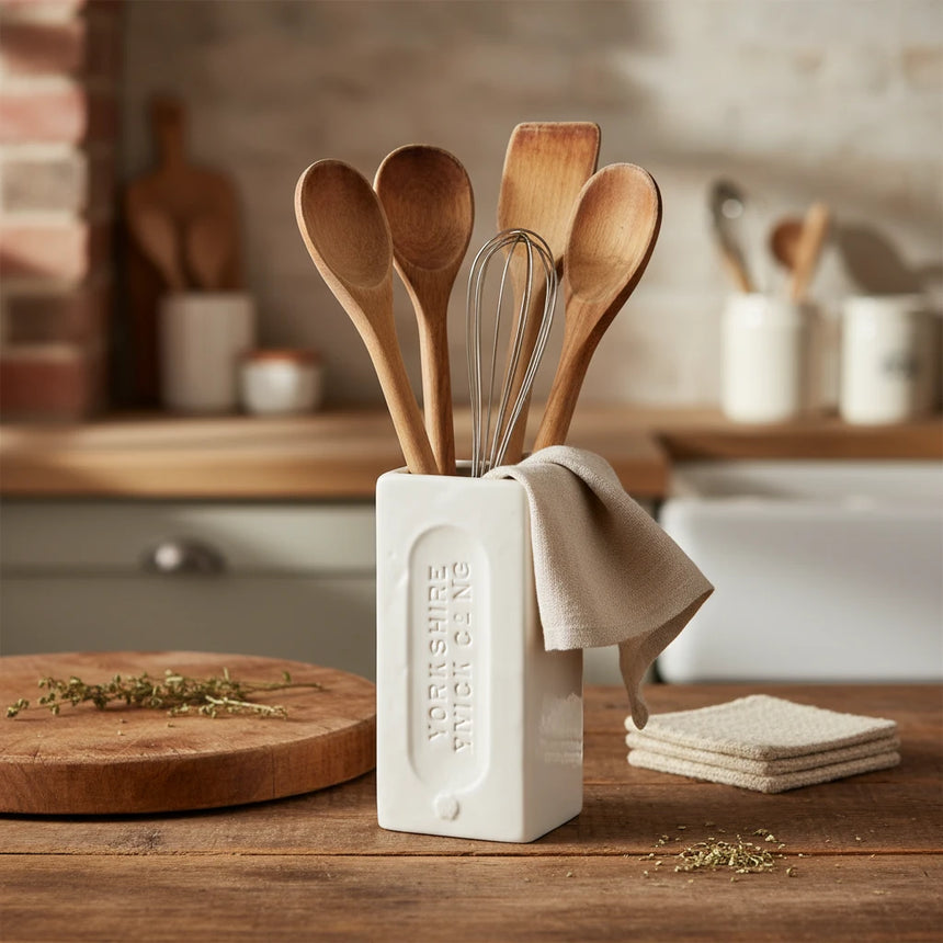 Yorkshire Brick Vase, White