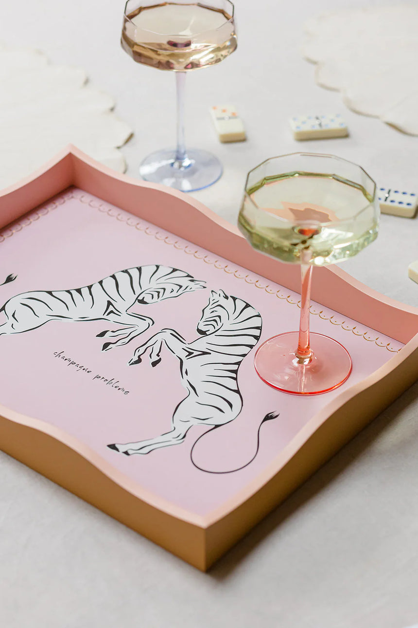 Yvonne Ellen Zebra Serving Tray