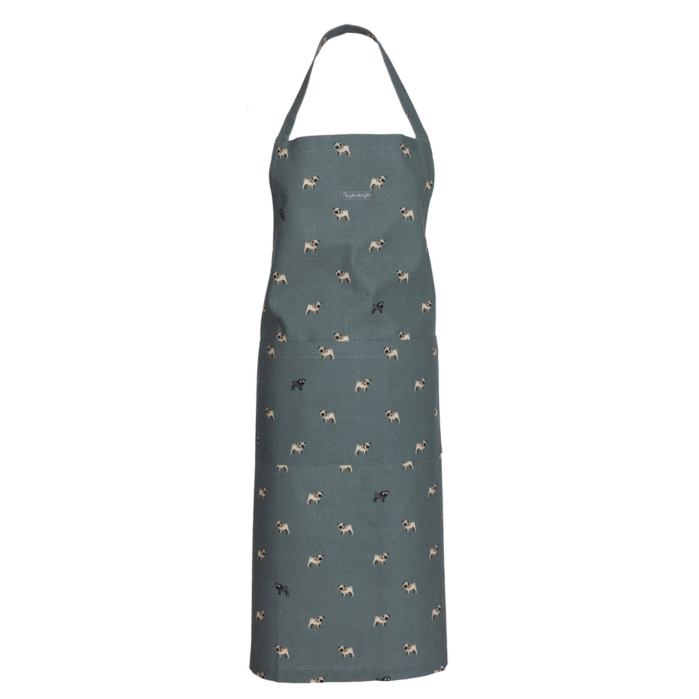 Sophie Allport Cotton  Apron, Pugs