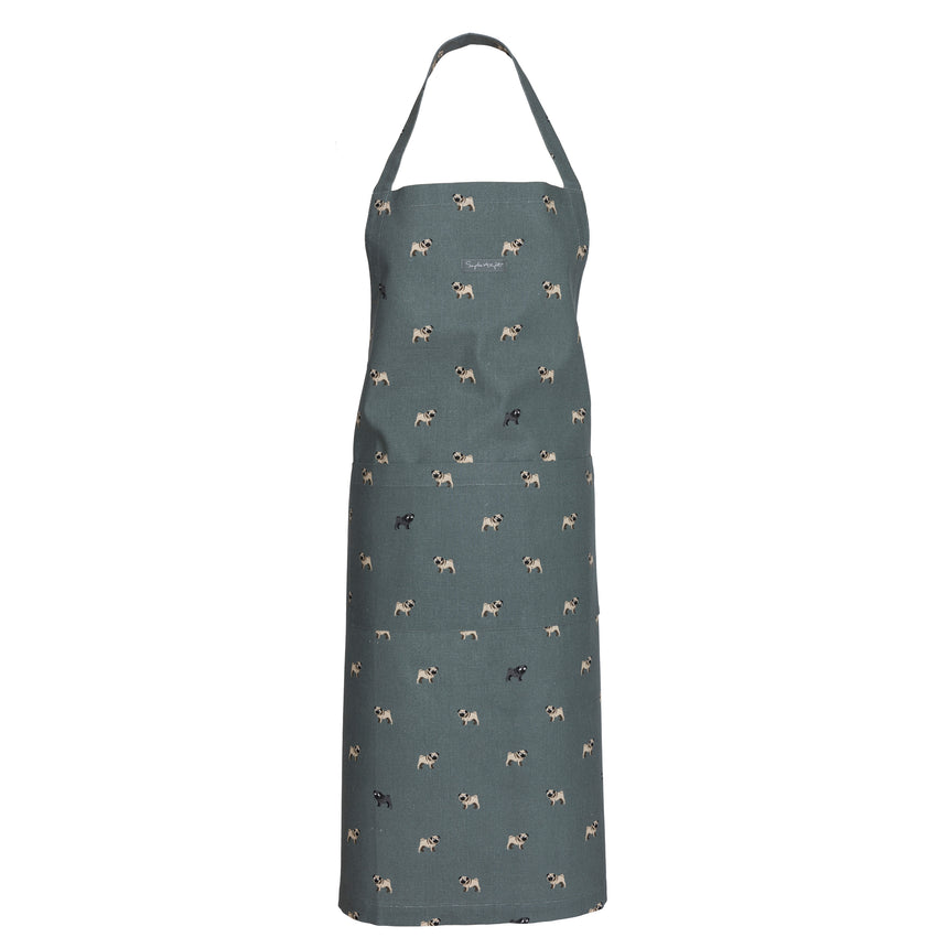 Sophie Allport Cotton  Apron, Pugs