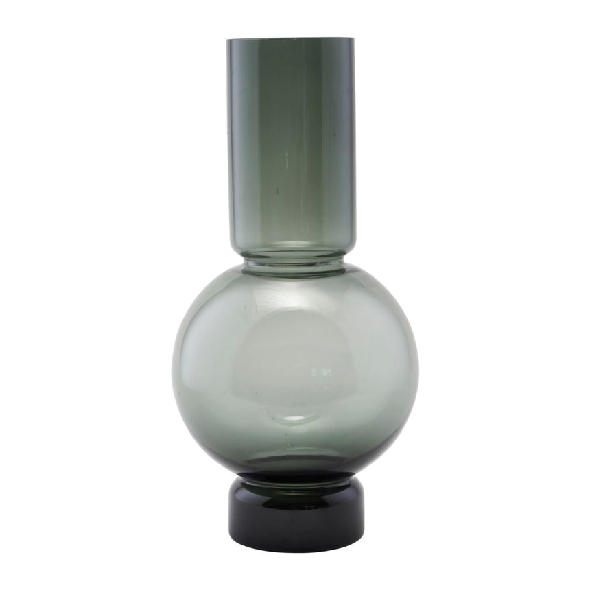 House Doctor Bubble Glass Vase Grey