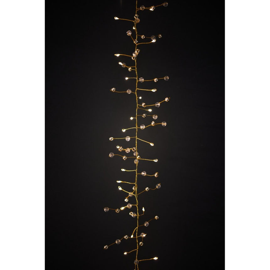 Golden Glow LED Fairy Lights (Battery Powered)