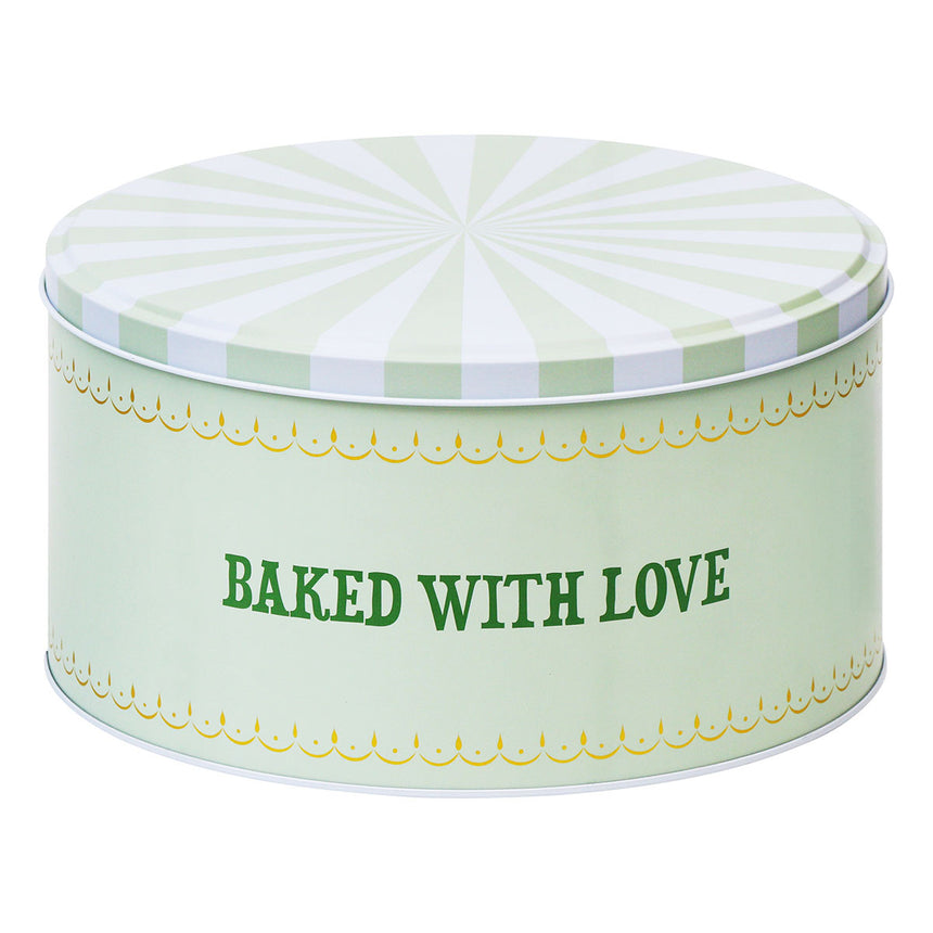 Yvonne Ellen Round Cake Tins, Slogan (Set Of 2 )