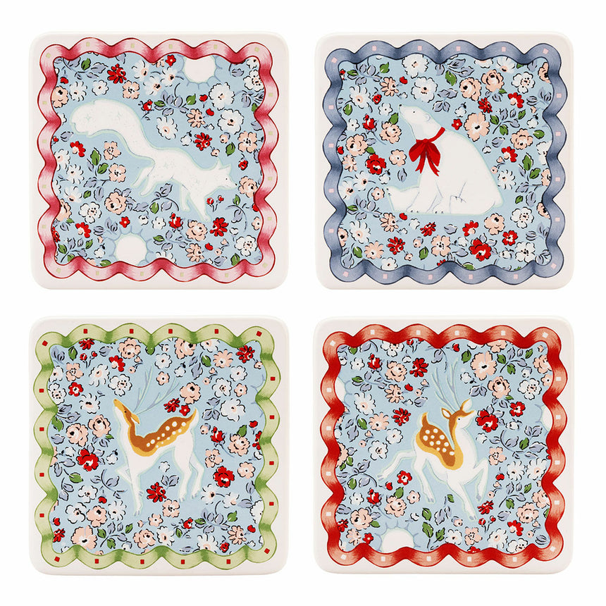 Cath Kidson Magical Animals Ceramic Coasters ( Set Of 4)