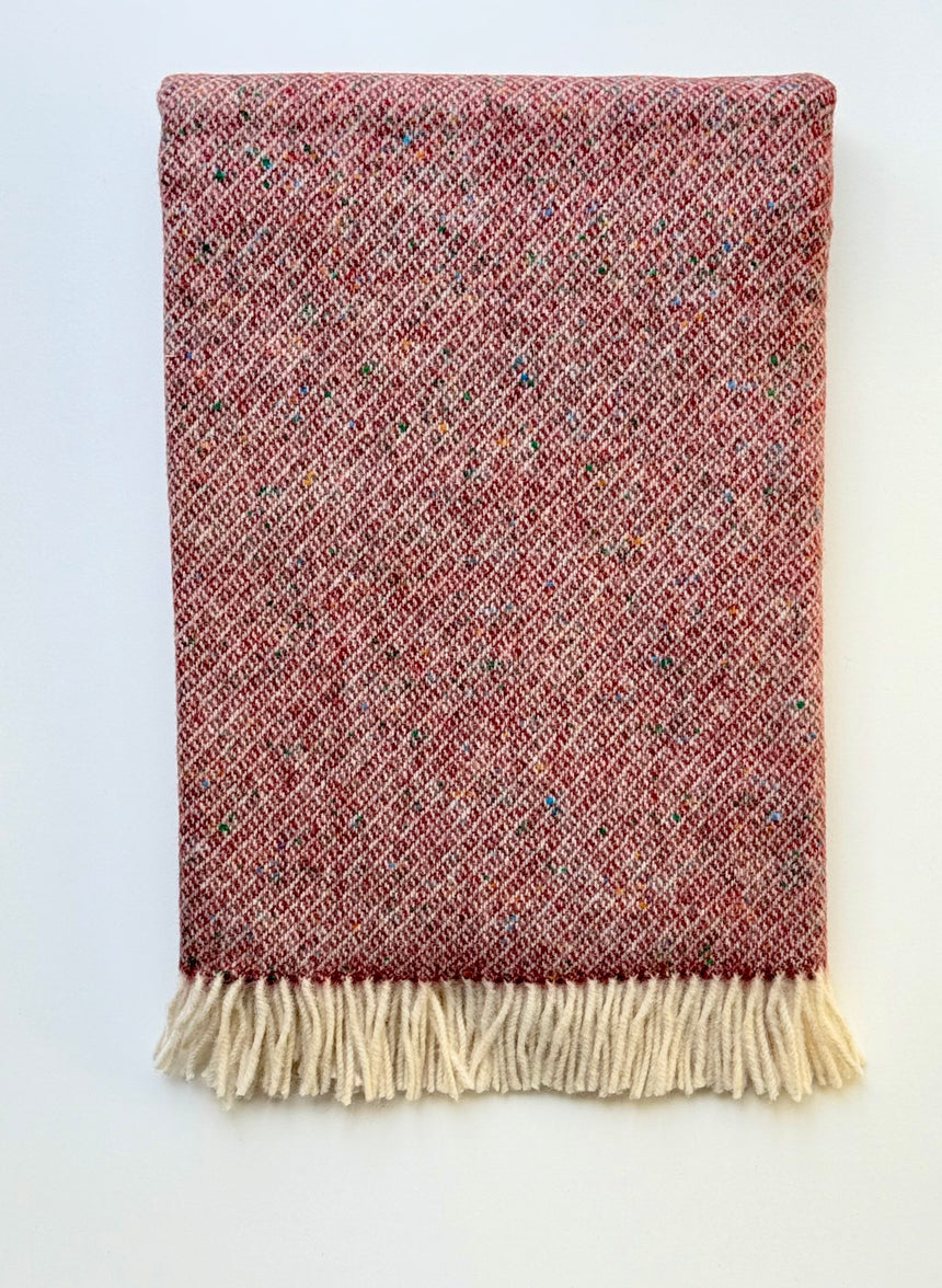 Bronte By Moon Donegal Pure New Wool Throw, Vintage