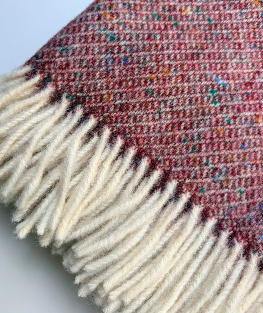 Bronte By Moon Donegal Pure New Wool Throw, Vintage