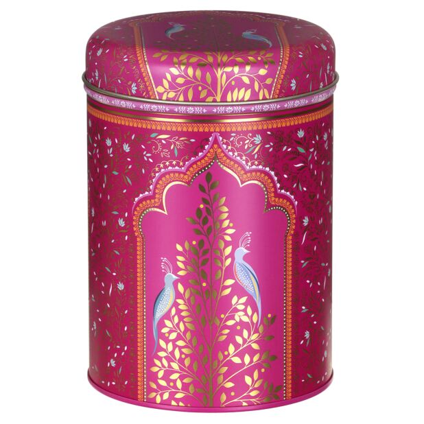 Sara Miller Round Storage Canisters India, Set of 3