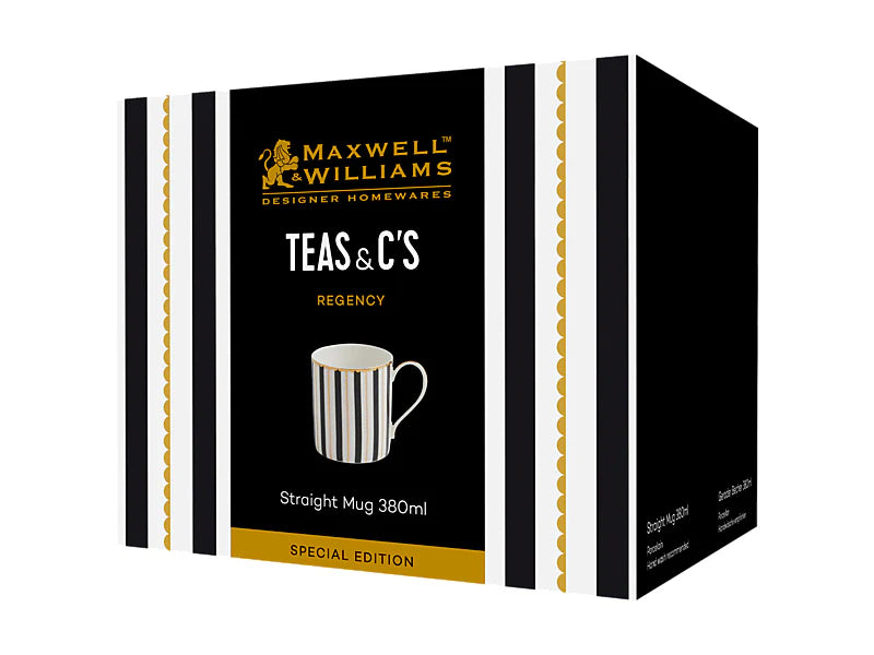 Maxwell & Williams Teas & C's Regency Mug, Black
