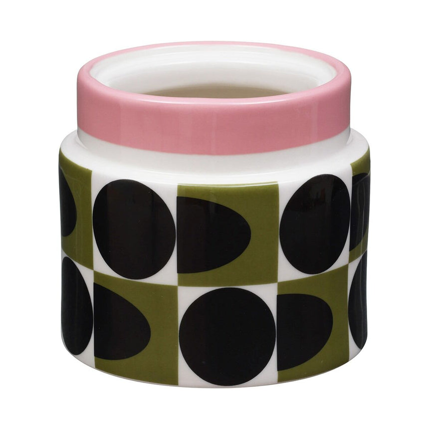 Orla Kiely Spot Square Oval Storage Jar