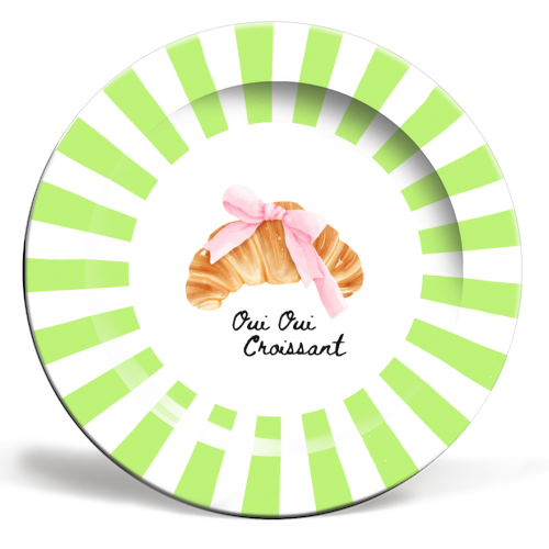 Croissant Ceramic Side Plate By Ms Doodle