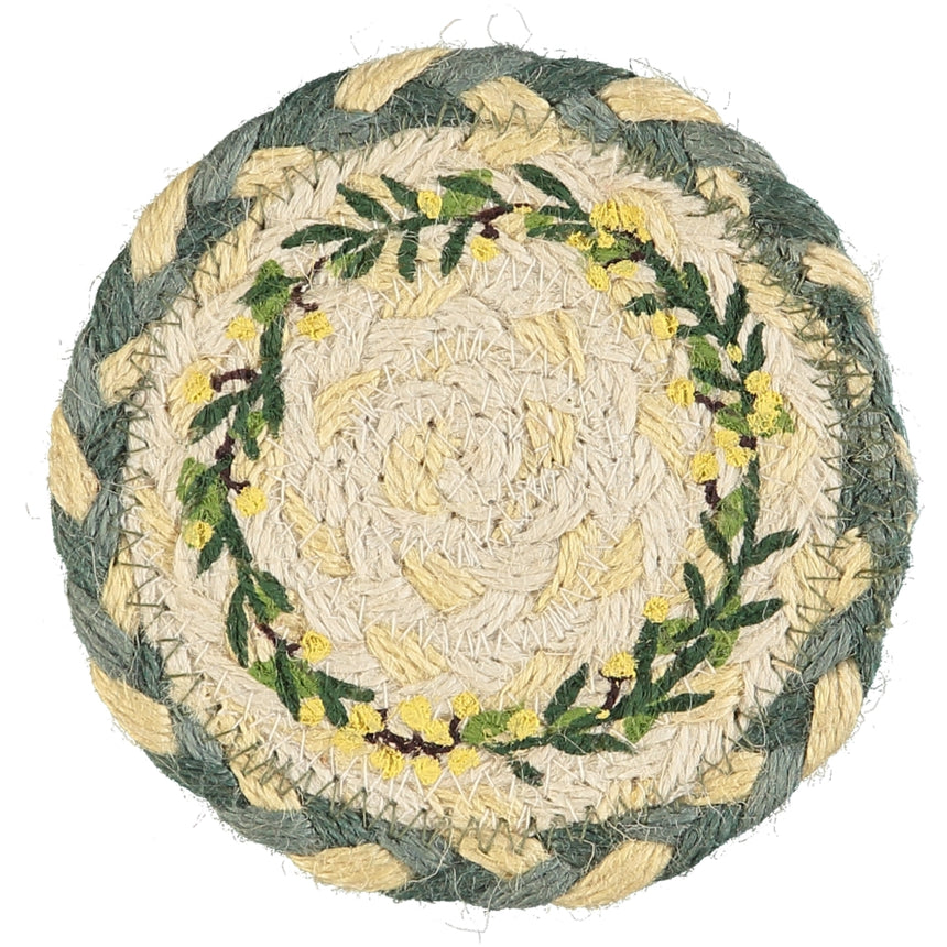 The Braided Rug Company Jute Coasters, Mimosa ( Set Of 6 )