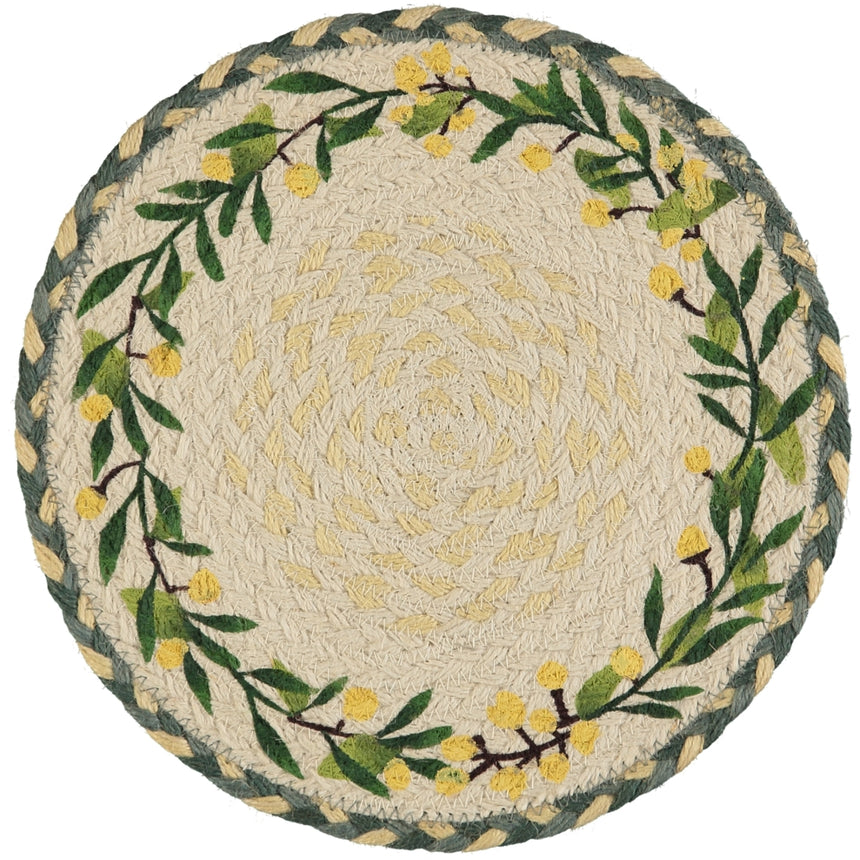 The Braided Rug Company Jute Placemats, Mimosa ( Set Of 6 )