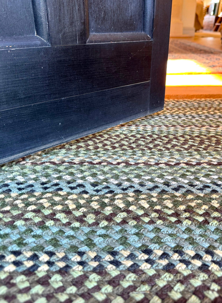 The Braided Rug Company Rectangle Jute Rug, Hedgerow