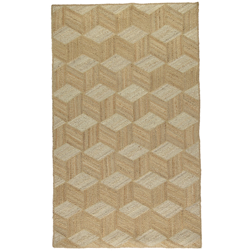 The Braided Rug Company Jute Rug, Tumbling Block