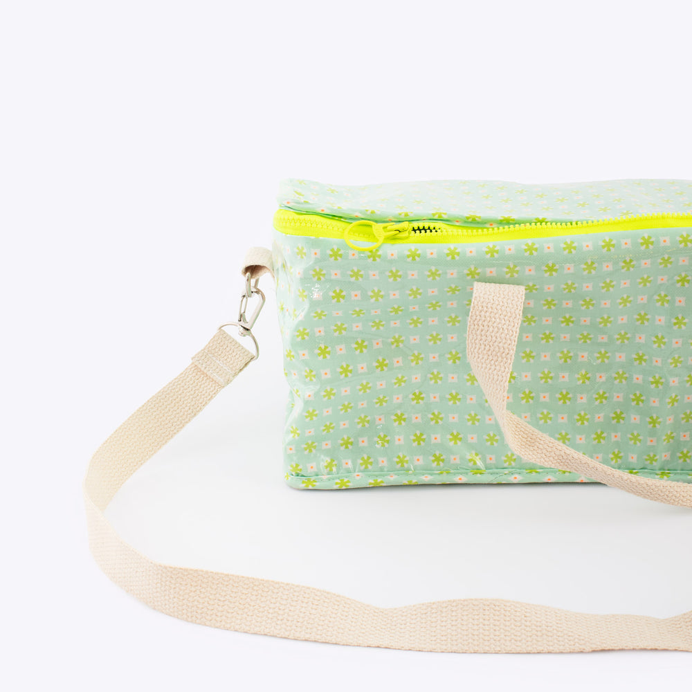 Petit Pan Insulated Bottle Cooler Bag, Pale Green