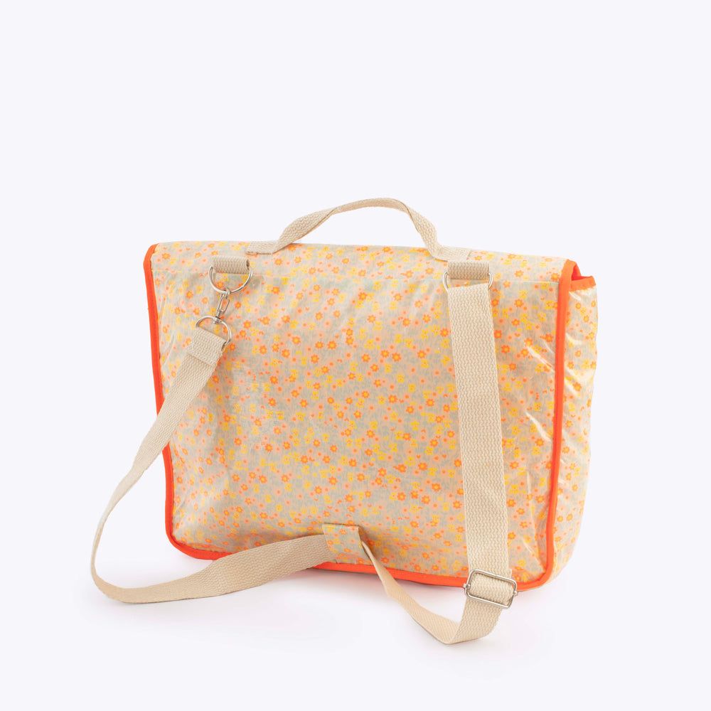 Petit Pan kiko Satchel Backpack, Flower Power