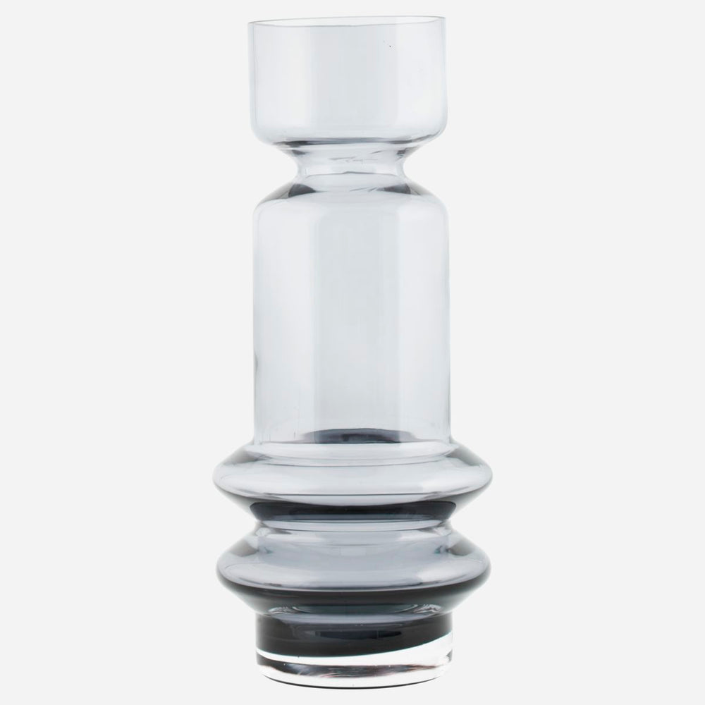House Doctor Sapa Glass Vase Smoke Grey
