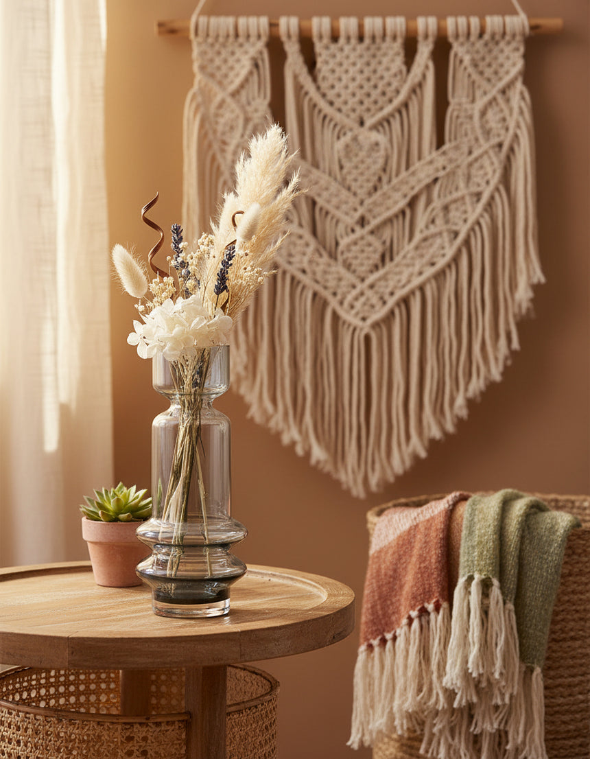 House Doctor Sapa Glass Vase Smoke Grey