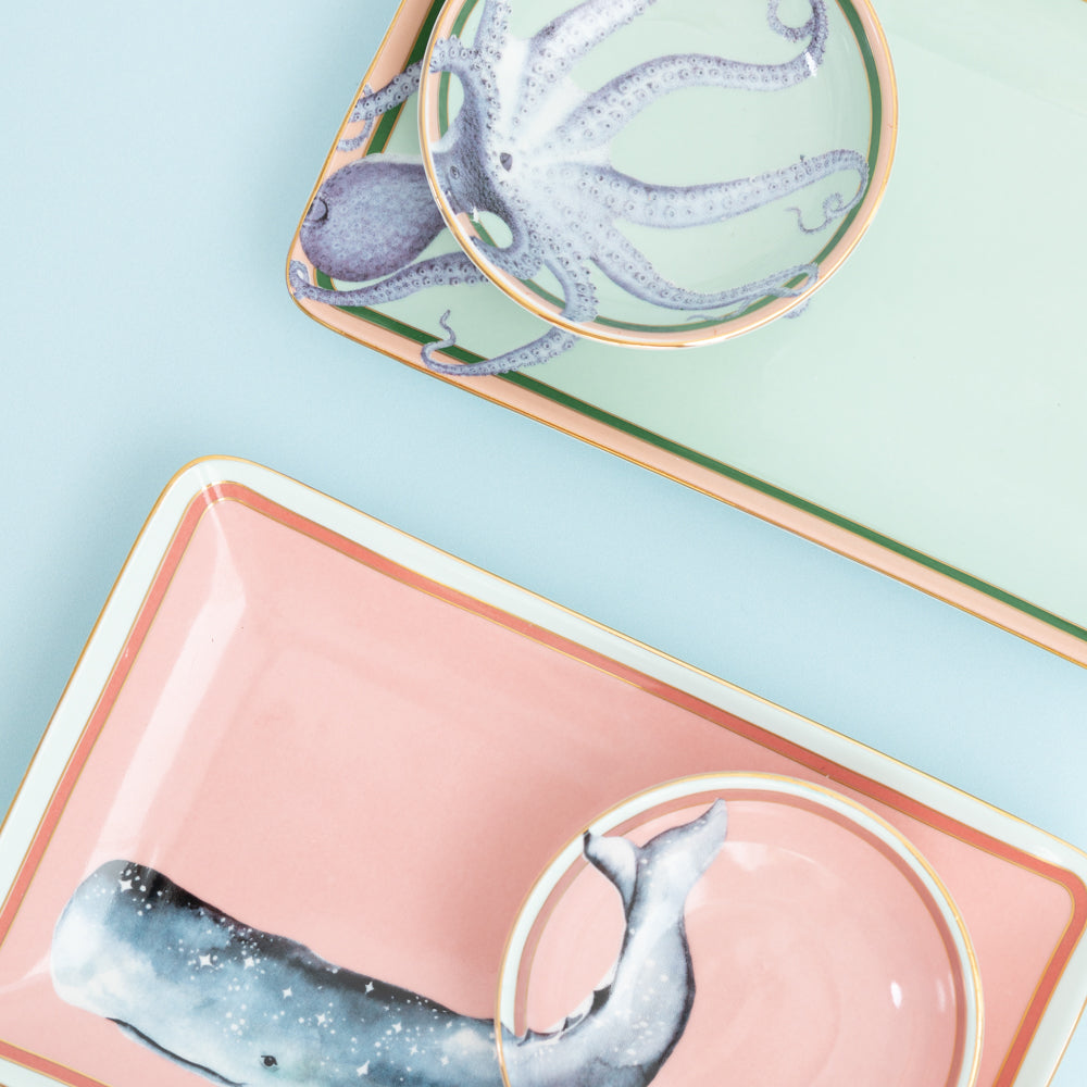 Yvonne Ellen Sushi Plates & Dip Bowls (Set Of 2)