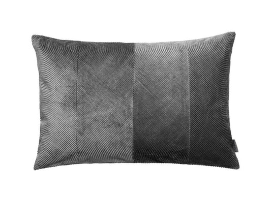 Cozy Living Corduroy Herringbone Cushion- STEEL