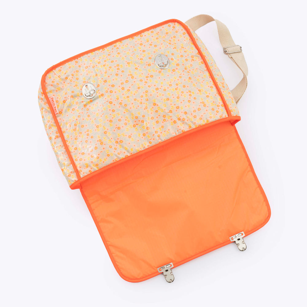 Petit Pan kiko Satchel Backpack, Flower Power
