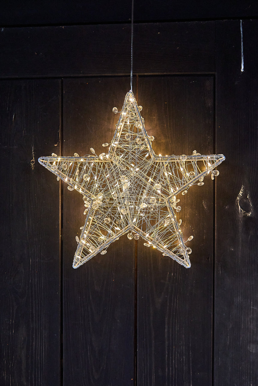 LED Galaxy Star Light, Silver