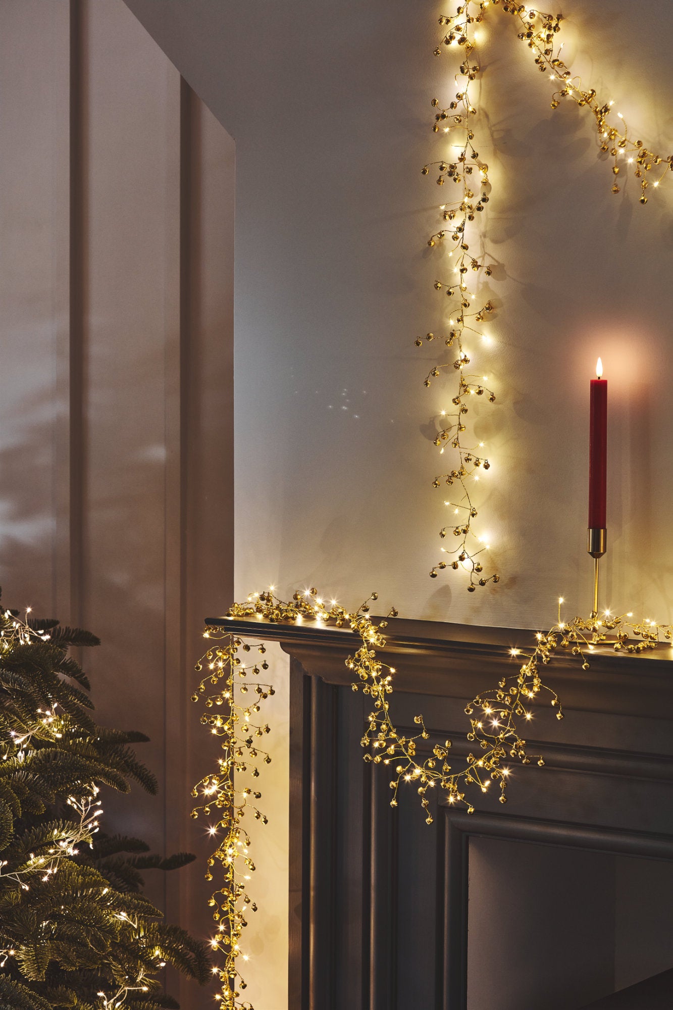 Golden Bells LED Fairy Lights ( Battery Powered )