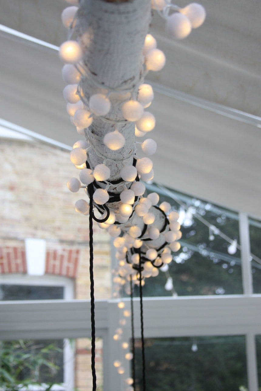 Pom Pom LED Fairy Light ( Mains Operated )