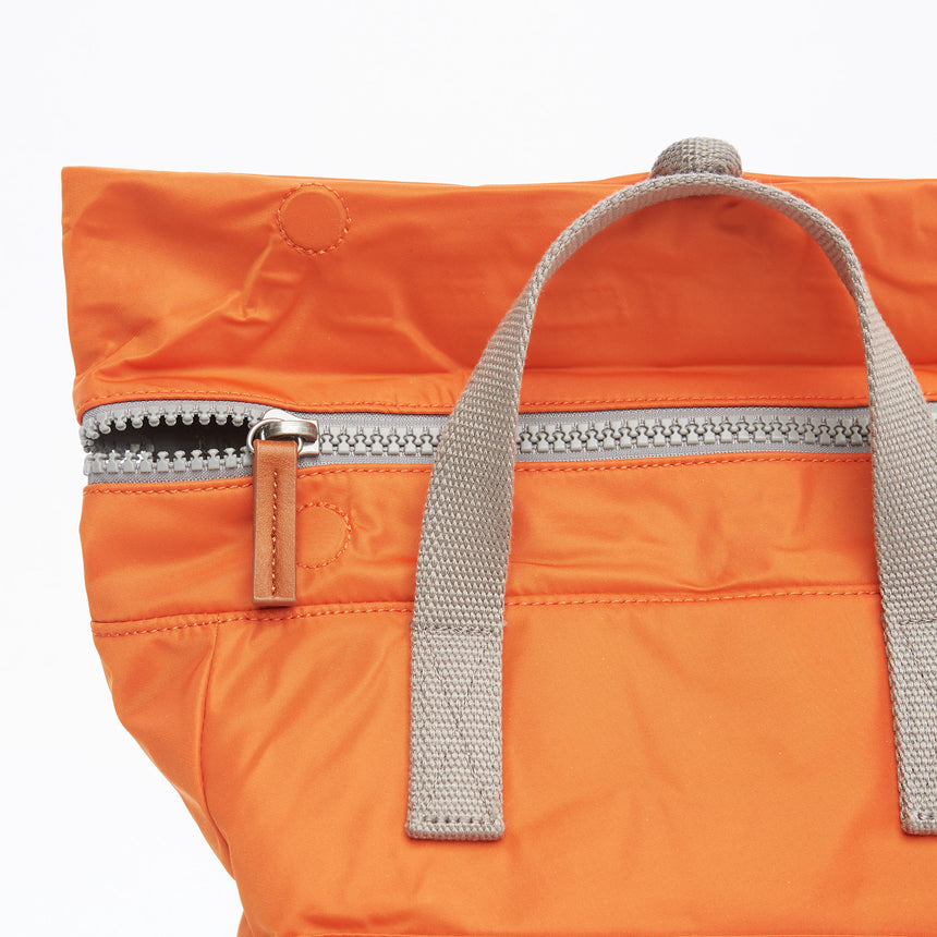 Roka London Canfield B Sustainable Nylon Rucksack, Burnt Orange