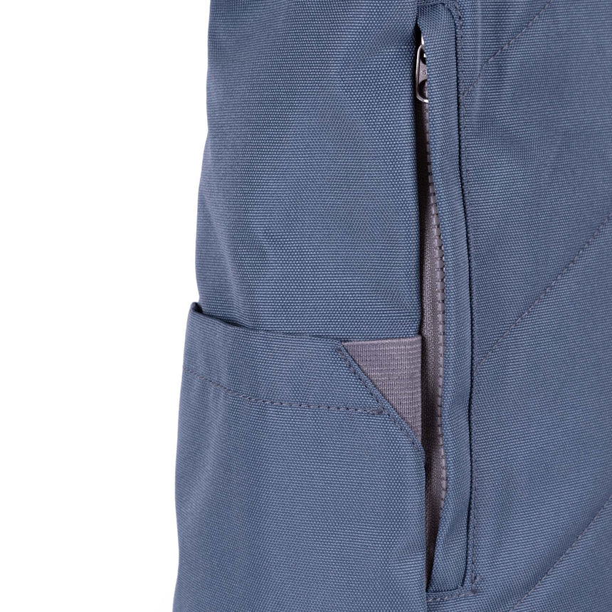 Roka London Finchley Sustainable Canvas Rucksack, Airforce