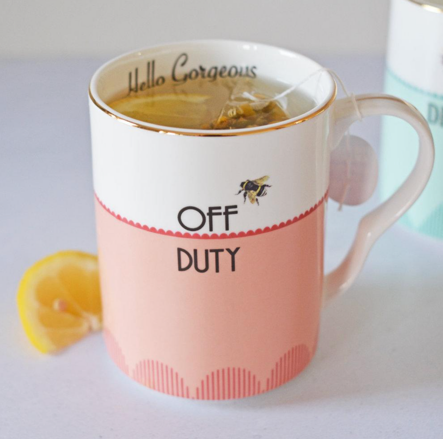 Yvonne Ellen Set Of 2 Mugs, Off Duty/ Day Dreamer Mugs