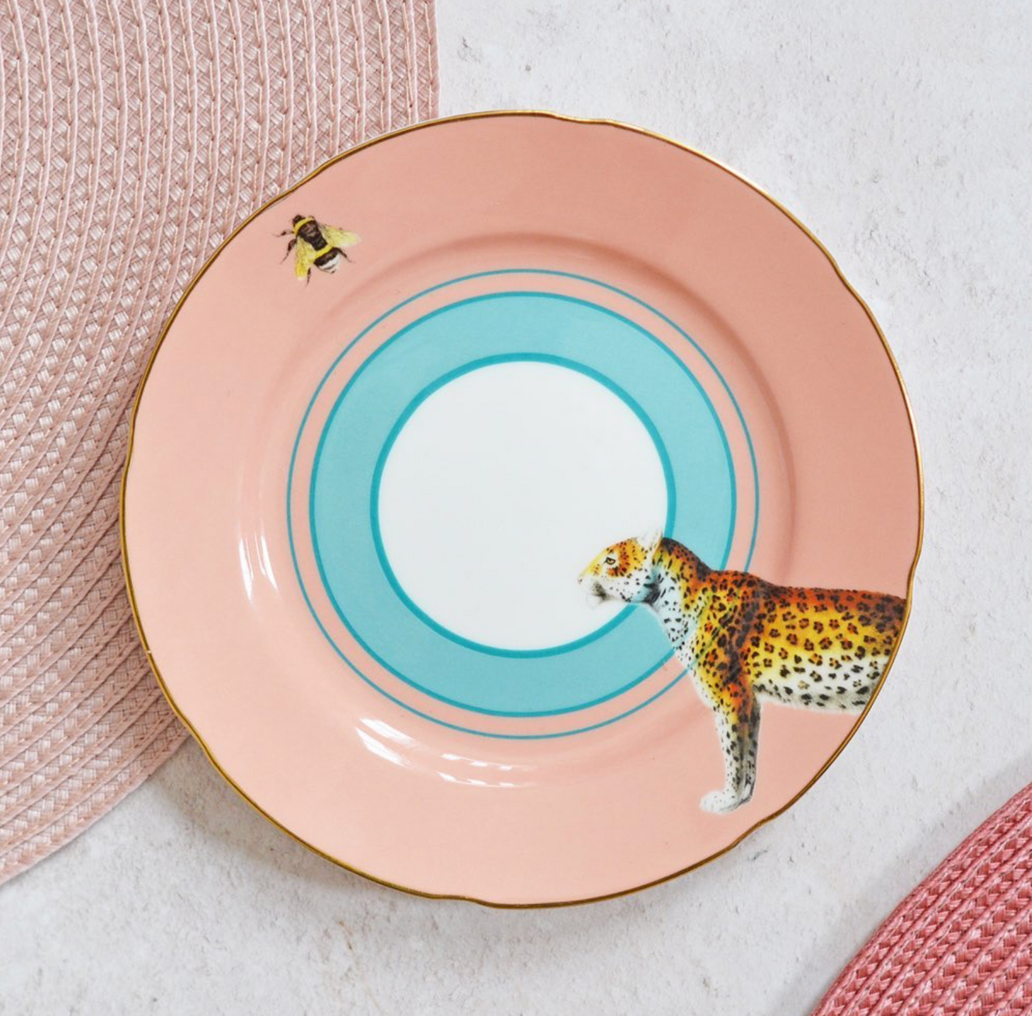 Yvonne Ellen Animal Tea Plates,Set Of 4