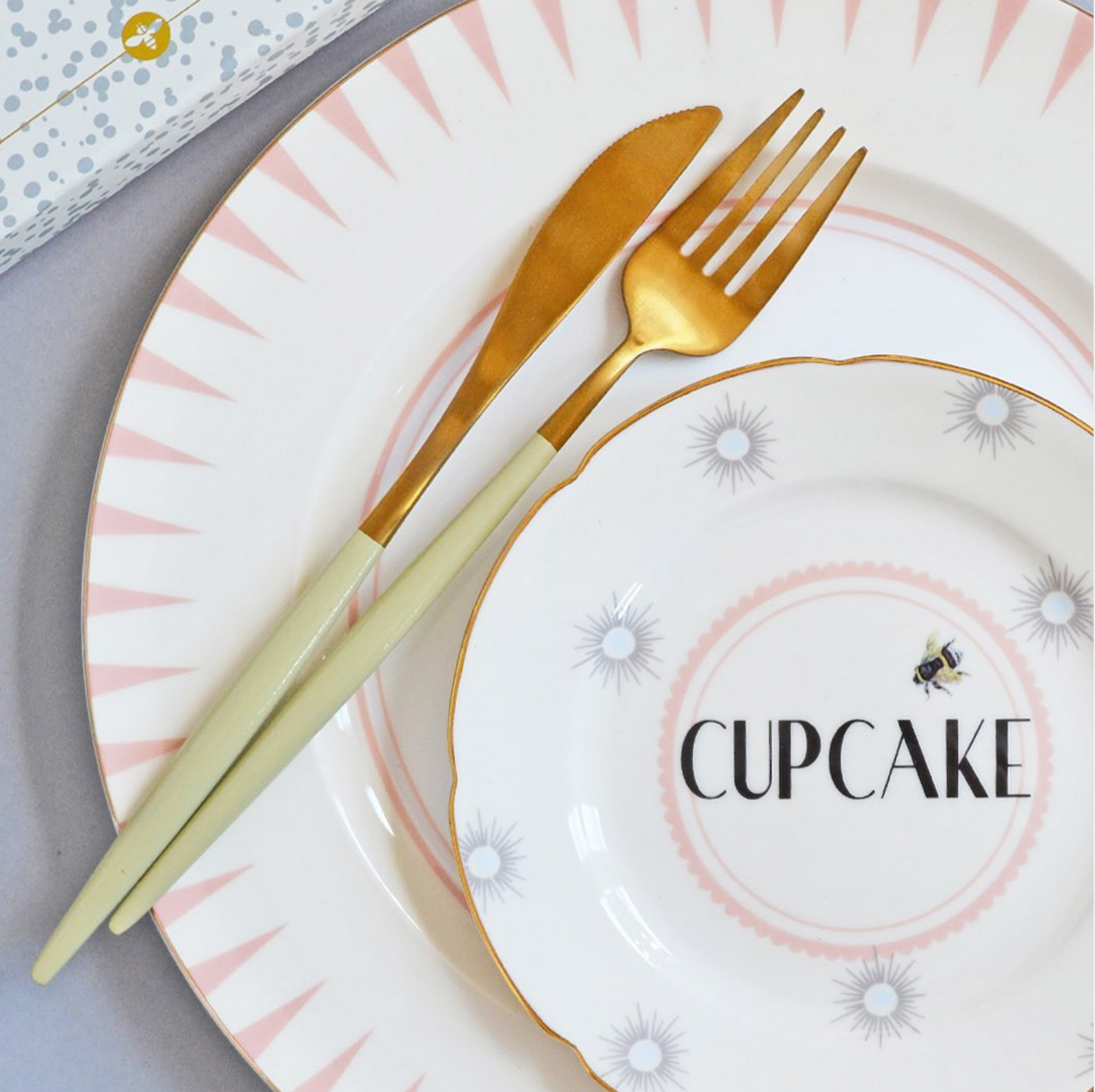 Yvonne Ellen Cheeky Tea Plates,Set Of 4