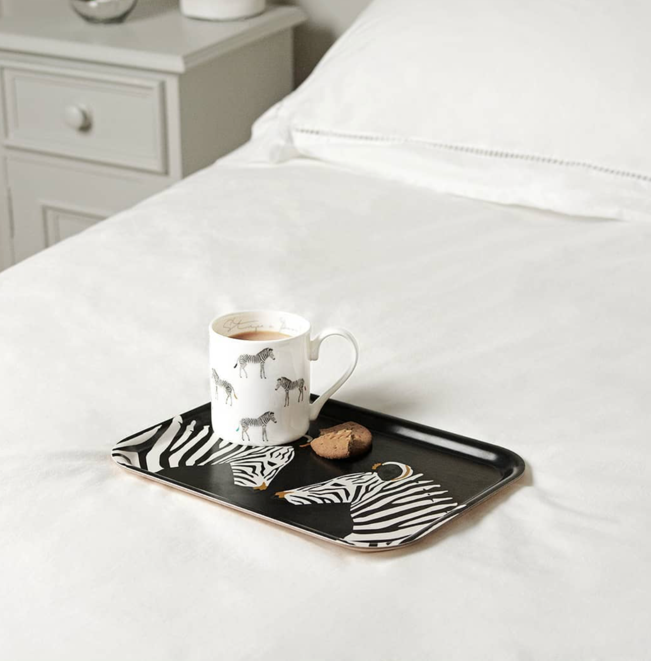 Sophie Allport Mini Serving Tray, Zebra