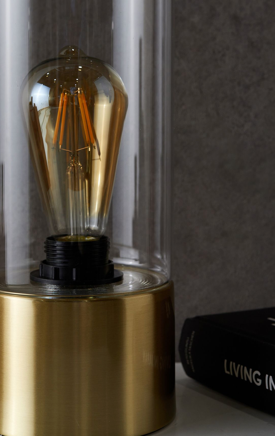 Leitmotiv Lax Table Lamp, Gold