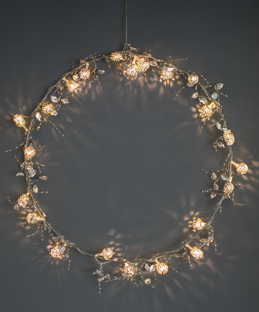 Wire Wreath Metal Frame