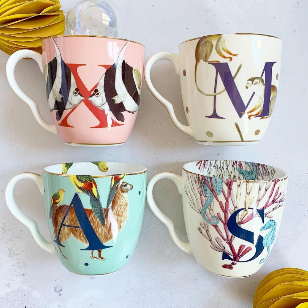 Yvonne Ellen Alphabet Mug Large