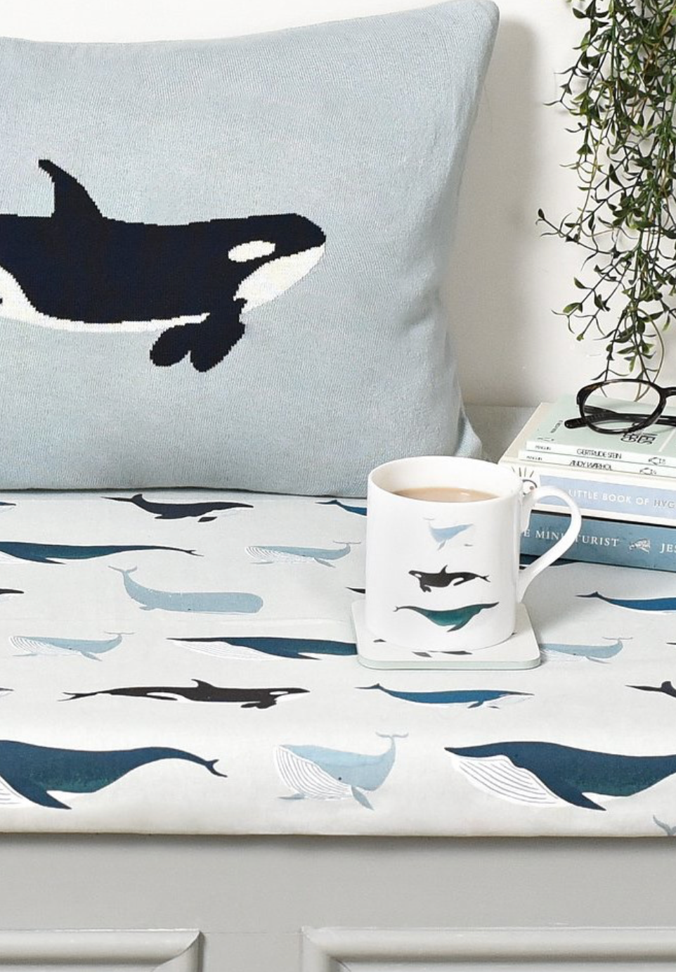 Sophie Allport Whales Solo Mug