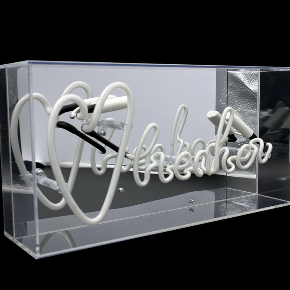 Locomocean Neon Box Sign, Heart Breaker