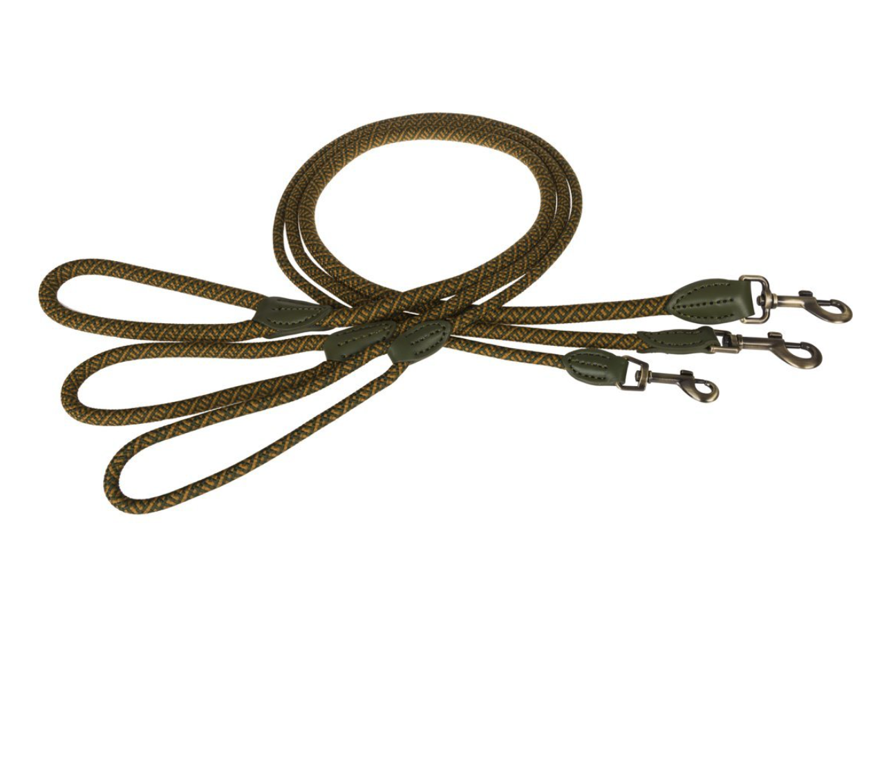 Sophie Allport Rope Dog Lead Forest, Green