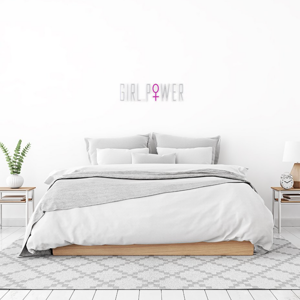 Locomocean Neon Wall Light, Girl Power